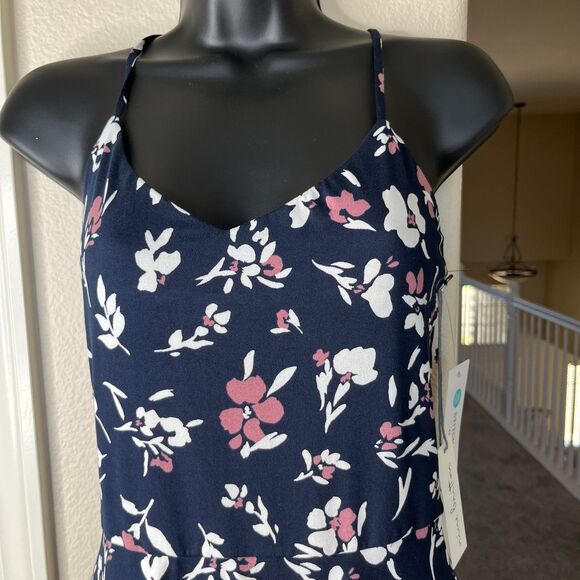 NWT Nine Britton Stitch Fix Angie Stretch Floral Knit Midi Dress Sz Medium #442 - Picture 5 of 9